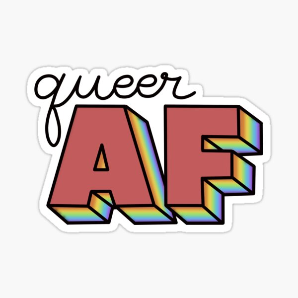 Queer AF Sticker