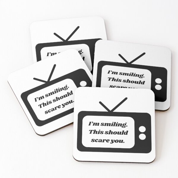 Item preview, I’m smiling, This should scare you. designed and sold by Fatima Ezahra BaBiH.