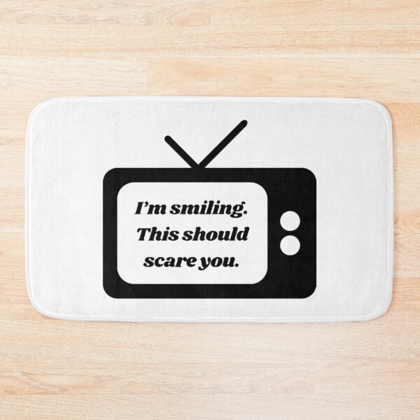 Item preview, I’m smiling, This should scare you. designed and sold by Fatima Ezahra BaBiH.