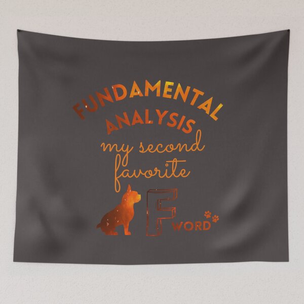 Item preview, Fundamental Analysis my second favorite F word-  Dog lover -  Unique gift for stock market, crypto, options trader, forex traders and day traders designed and sold by TradingTeesKids.