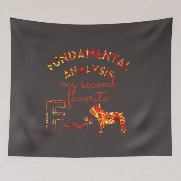 Item preview, Fundamental Analysis my second favorite F word-  Dog lover -  Unique gift for stock market, crypto, options trader, forex traders and day traders designed and sold by TradingTeesKids.