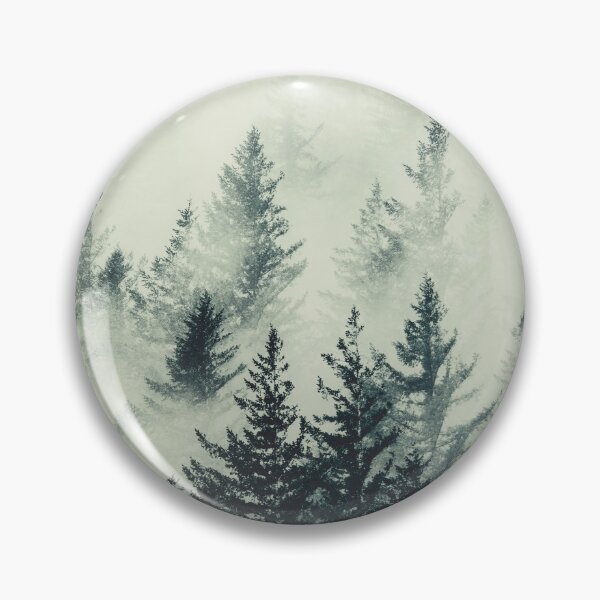 Item preview, Green Mountain Foggy Forest Wanderlust designed and sold by artcascadia.