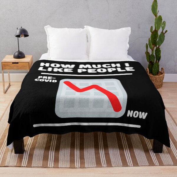 Item preview, How Much I Like People Pre - COVID vs Now designed and sold by Cardinal Designs.