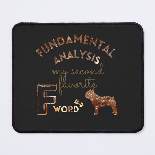 Item preview, Fundamental Analysis my second favorite F word-  Dog lover -  Unique gift for stock market, crypto, options trader, forex traders and day traders designed and sold by TradingTeesKids.
