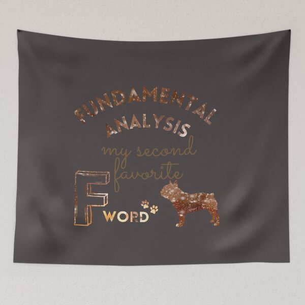 Item preview, Fundamental Analysis my second favorite F word-  Dog lover -  Unique gift for stock market, crypto, options trader, forex traders and day traders designed and sold by TradingTeesKids.