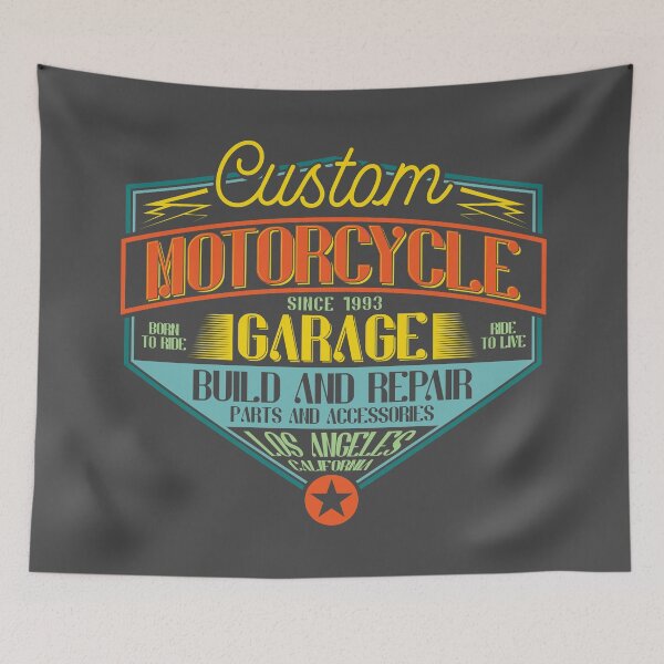 Item preview, Motorcycle Garage designed and sold by storyboxdesigns.