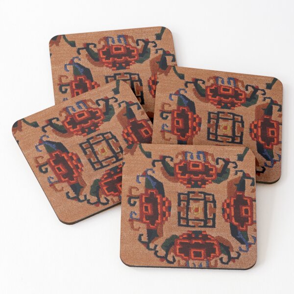 Item preview, Vintage Antique Persian Carpet with Brown Pattern designed and sold by Hinny8.