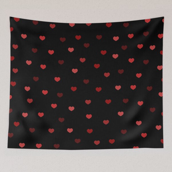 Item preview, polka hearts pattern,red,pink designed and sold by cutecrazytshirt.