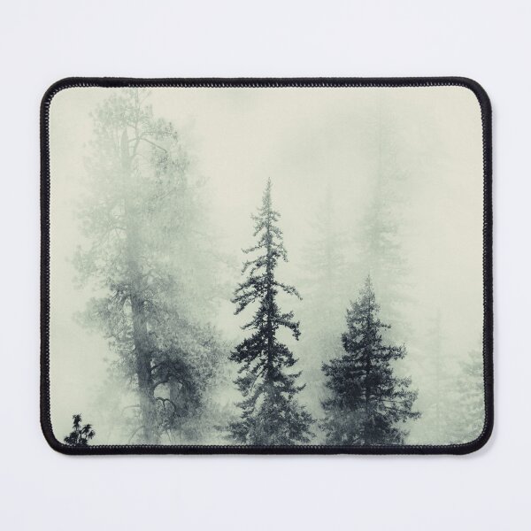 Item preview, Misty Green Mountain Foggy Forest Wanderlust designed and sold by artcascadia.
