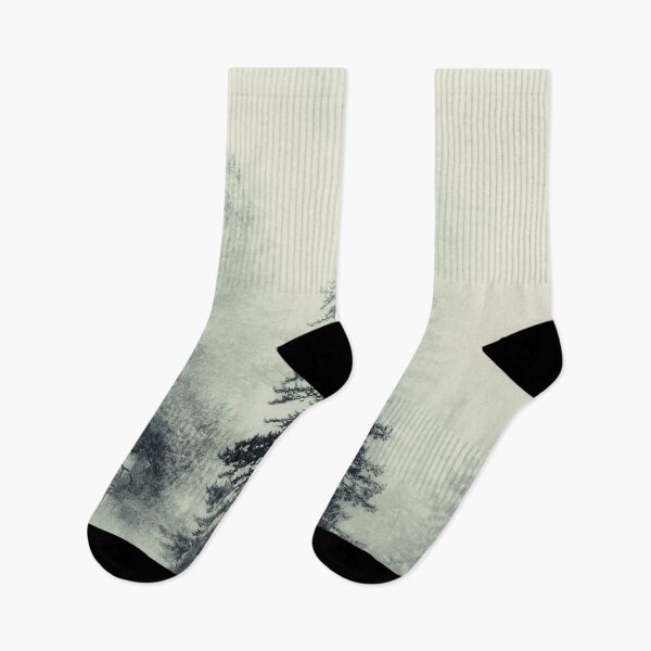 Item preview, Misty Green Mountain Foggy Forest Wanderlust designed and sold by artcascadia.