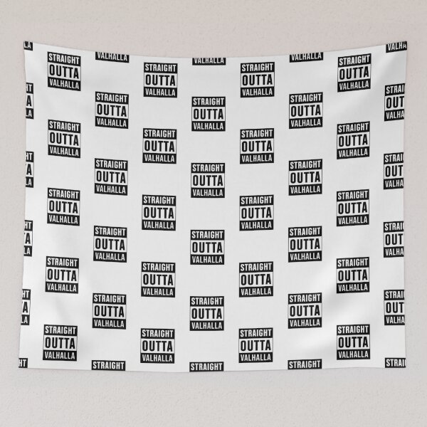 Item preview, Straight Outta Valhalla designed and sold by CyberCubed.