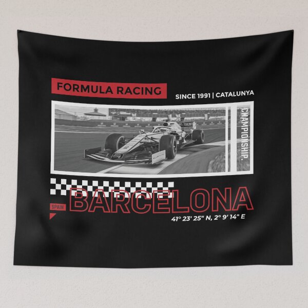 Item preview, Barcelona Formula Racing Shirt designed and sold by ginokelleners.