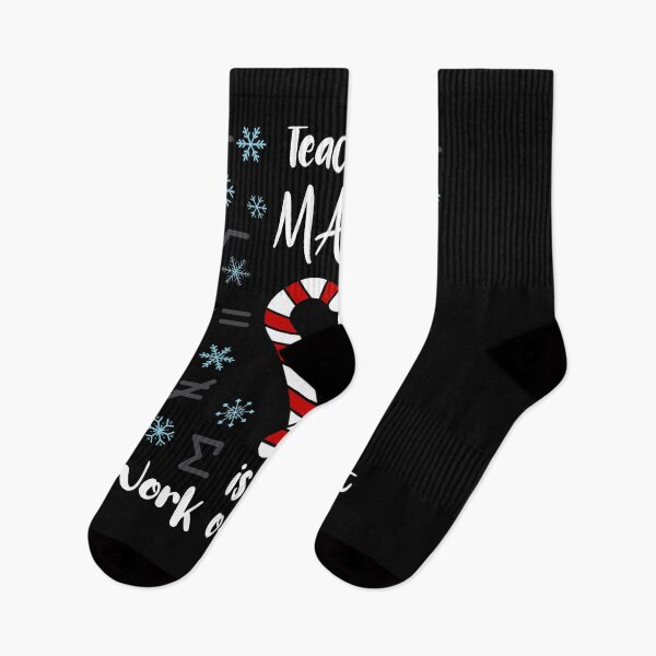 Item preview, Candy Cane Work of Heart Math Teacher Funny Christmas designed and sold by Dressed For  Duty.
