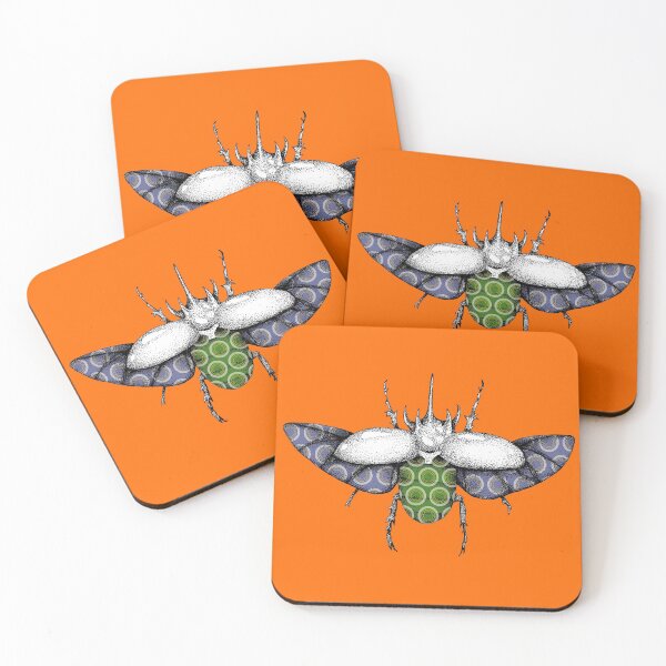 Item preview, Rhino Beetle Shweshwe designed and sold by IMHD.