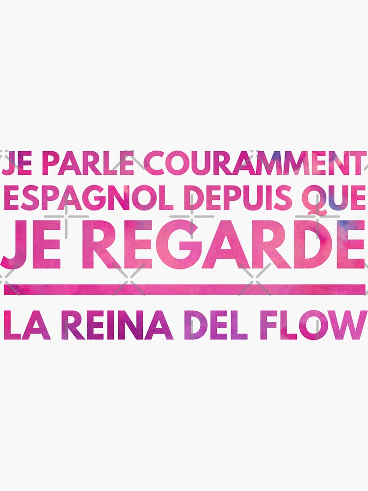 "La Reina Del Flow" Sticker for Sale by MonkTee Redbubble