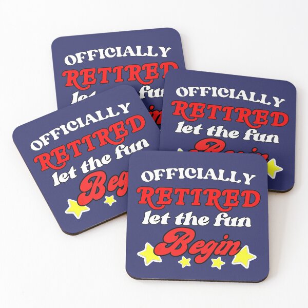 Item preview, Officially Retired Let The Fun Begin Funny Retired Grandparents grandpa designed and sold by Havic  Tees.