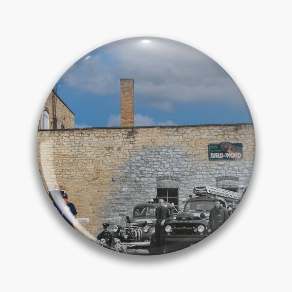 Item preview, Mashup Batavia IL - Firefighters Past and Present designed and sold by Shumway  Studio.
