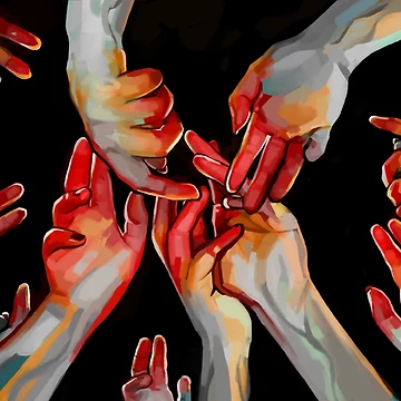 Artwork thumbnail, hands by Riley Leonard
