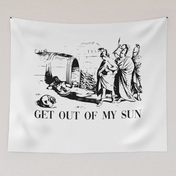 Item preview, Diogenes to Alexander the Great: GET OUT OF MY SUN designed and sold by camisariasj.