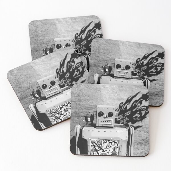 Item preview, Robots and Black Sun designed and sold by DBMenagerie.