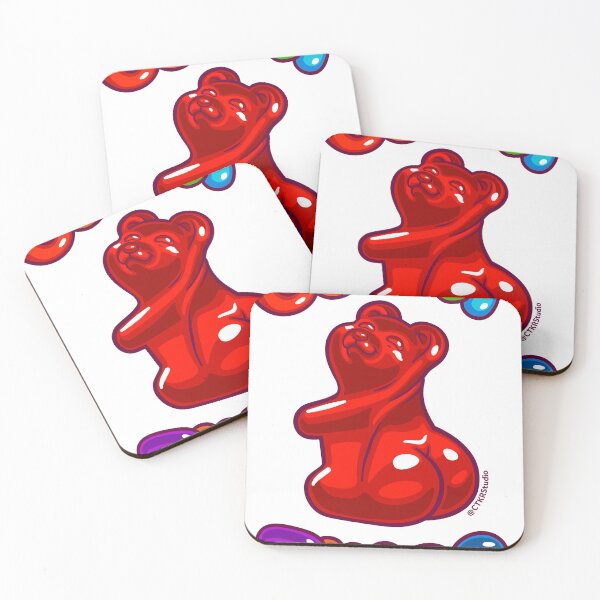 Item preview, Gummy Thicc ~ Gummy Bear with Big Butt designed and sold by ctkrstudio.