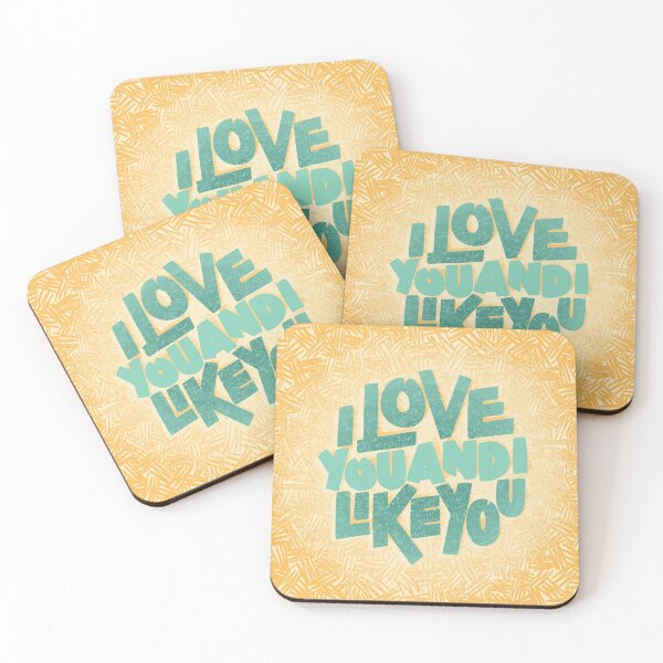 Item preview, I Love You and I Like You designed and sold by polliadesign.