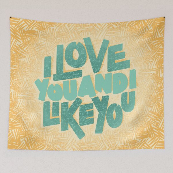 Item preview, I Love You and I Like You designed and sold by polliadesign.