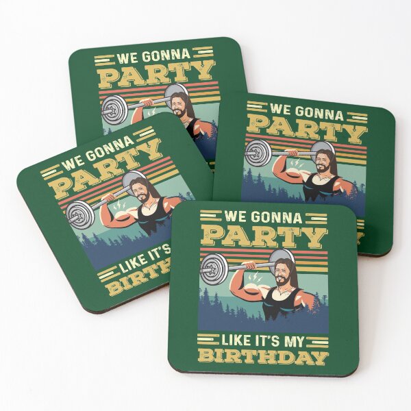 Item preview, We gonna Party like it's my Birthday, Jesus, green designed and sold by Vegdreamer.