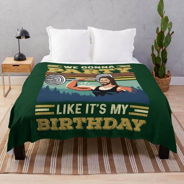 Item preview, We gonna Party like it's my Birthday, Jesus, green designed and sold by Vegdreamer.