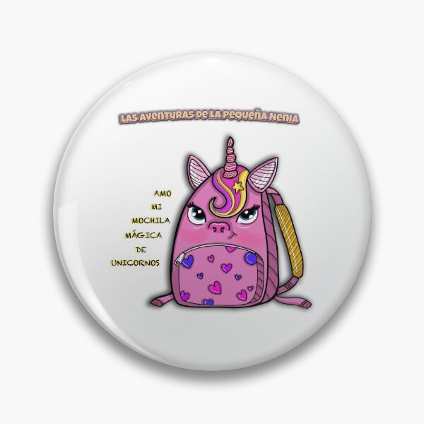Item preview, Mochila mágica de unicornios - Las aventuras de la pequeña Neña designed and sold by The Adventures of Little Nenia.
