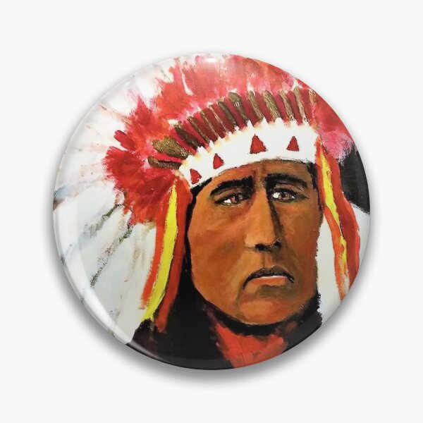 Item preview, Native warrior designed and sold by Charles Buchanan.