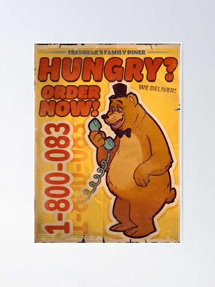 Vintage FNAF Poster Poster for Sale by JumpingHelen