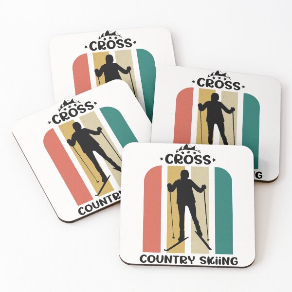 Item preview, Simple Retro Vintage Cross-Country Skiing Lover For Woman And Man  designed and sold by pedrored369.