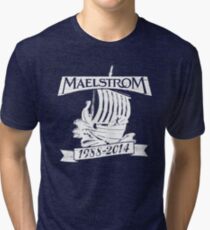 Maelstrom (WHITE) Tri-blend T-Shirt