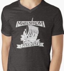 Maelstrom (WHITE) Men's V-Neck T-Shirt
