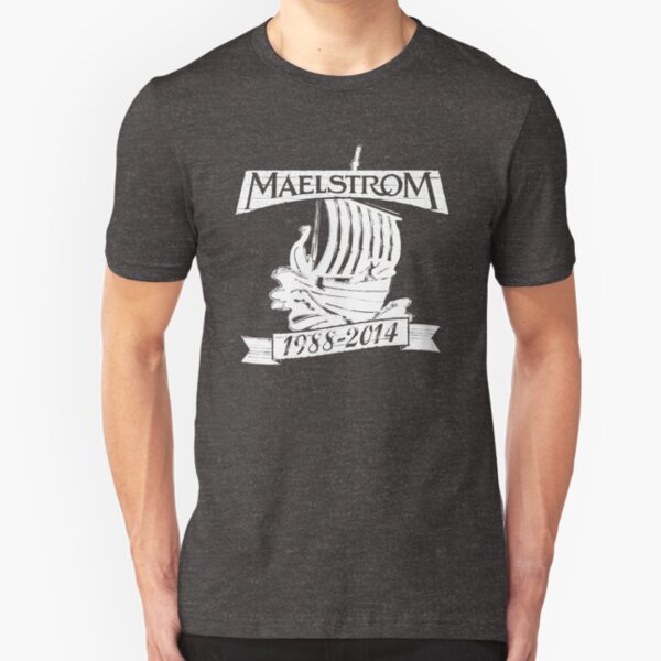 Maelstrom (WHITE) Slim Fit T-Shirt