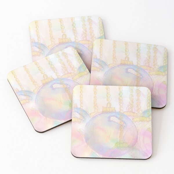 Item preview, ornament card colorful pastel christmas designed and sold by handmadehipsters.