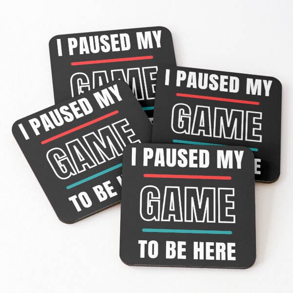Item preview, Top Seller I Paused My Game to Be Here | Funny Video Gamer Humor Joke for Men Women T-Shirt designed and sold by JustAwful.