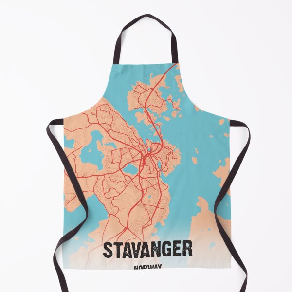 Item preview, Stavanger map Norway designed and sold by PostersProf1.