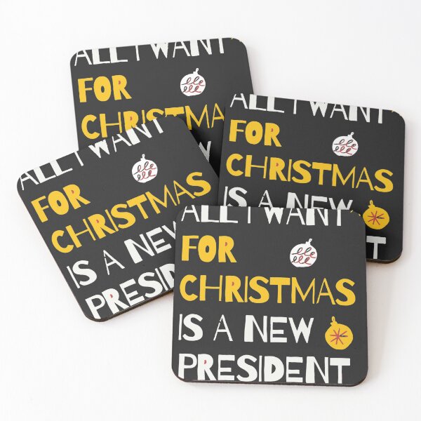 Item preview, All I Want for Christmas Is A New President - xmas Ornaments designed and sold by universegrace.