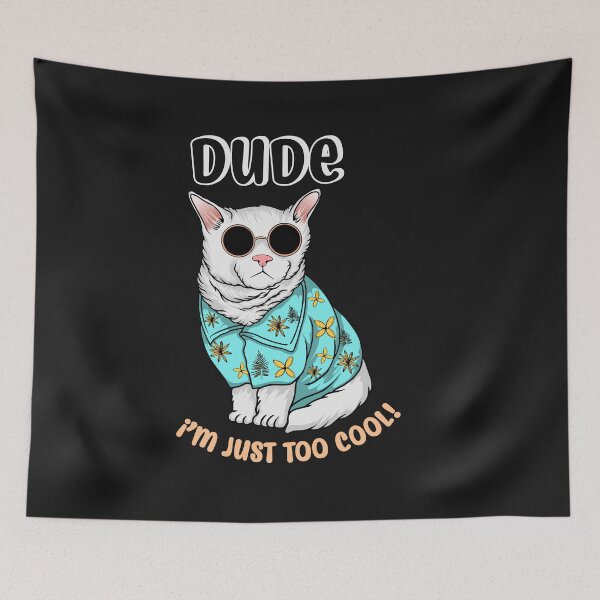 Item preview, Dude I'm Just Too Cool ! Funny T-shirt designed and sold by new-designstore.
