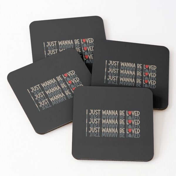 Item preview, I just wanna be loved - motivational quotes designed and sold by VichallanStudio.