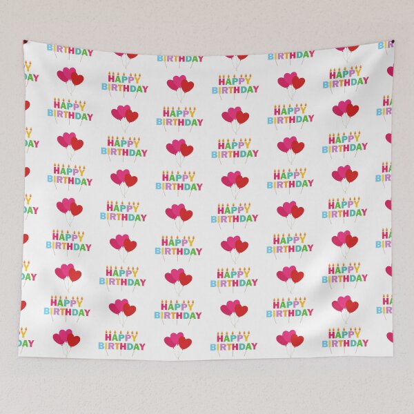 Item preview, happy birthday with rainbow letters and a lot of love designed and sold by Hinny8.