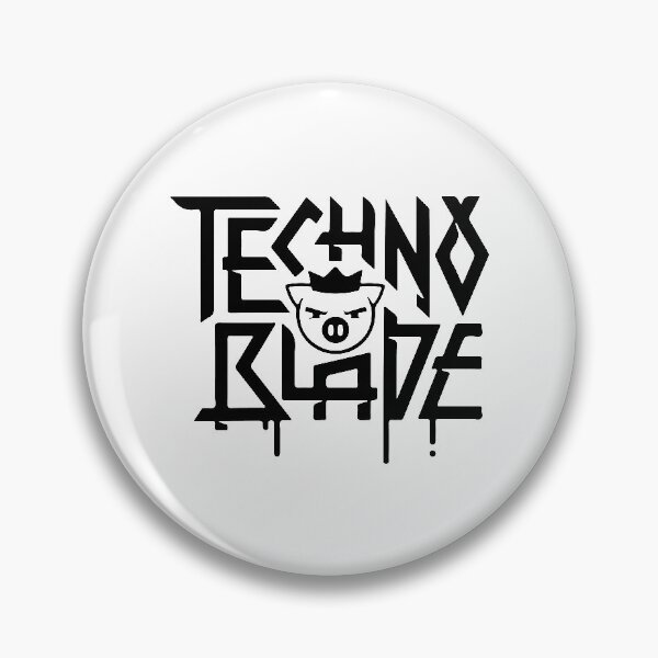 Item preview, TechnoBlade Logo black designed and sold by wovegift ★★★★★.