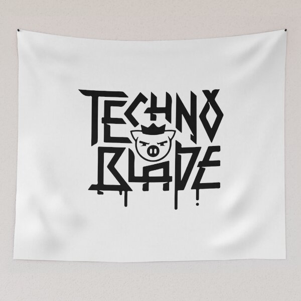 Item preview, TechnoBlade Logo black designed and sold by wovegift ★★★★★.