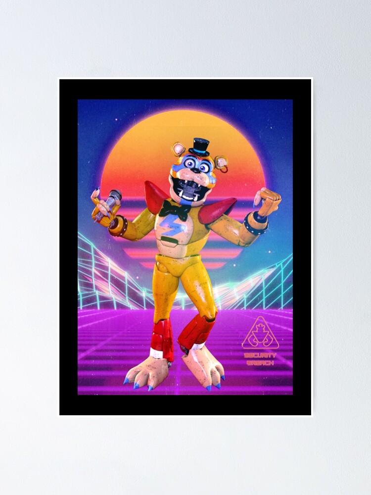 FNAF Security Breach- Glamrock Freddy Poster for Sale by