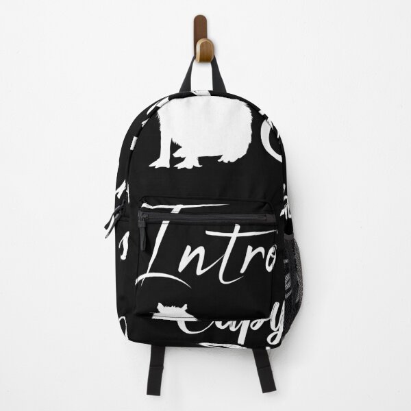 Item preview, introverted but willing to discuss capybaras designed and sold by LouzaArte.