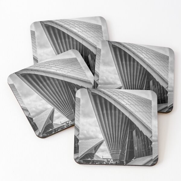 Item preview, The Sydney Opera House in black and white designed and sold by Lyl Dil Creations.