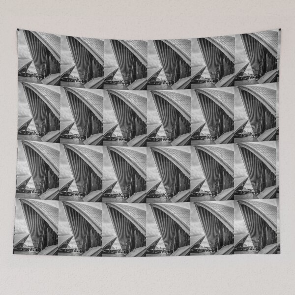 Item preview, The Sydney Opera House in black and white designed and sold by Lyl Dil Creations.