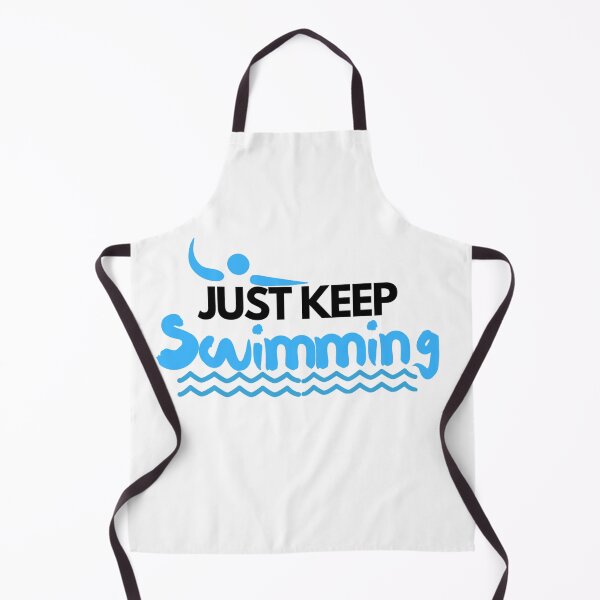 Item preview, Swimmer Quote Just keep swimming designed and sold by salahnewdesign.